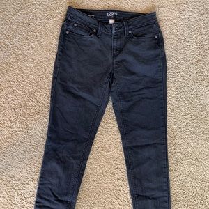 LOFT Black Skinny Jeans Size 2